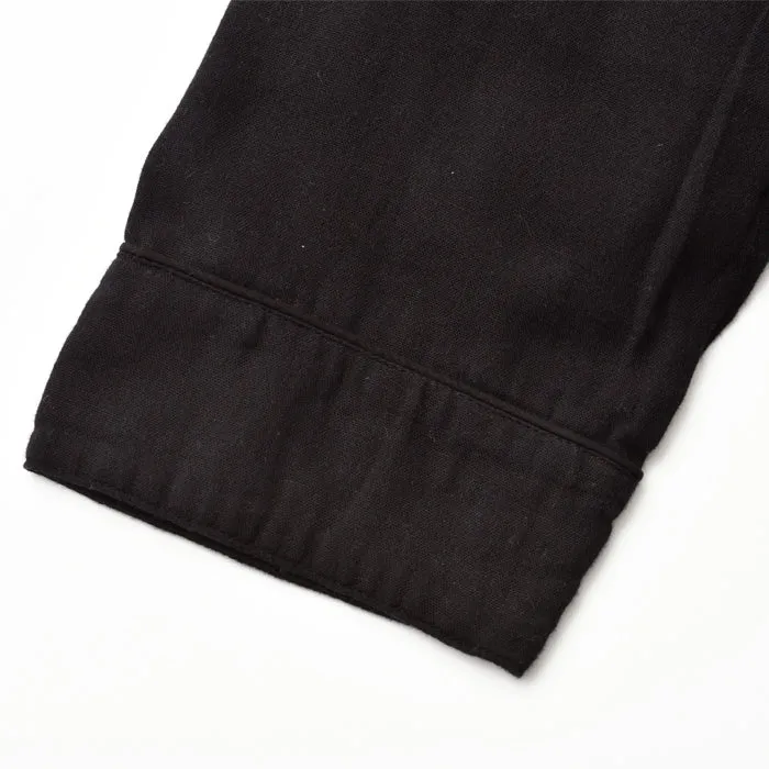 Black-dyed 2 Layered Gauze Pajamas Set [Kyo Wazarashi Mensya]