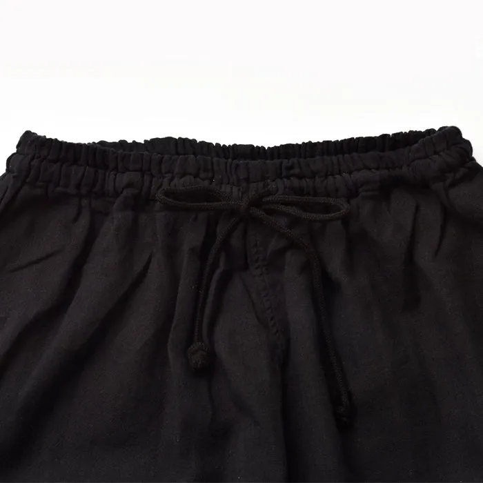 Black-dyed 2 Layered Gauze Pajamas Set [Kyo Wazarashi Mensya]