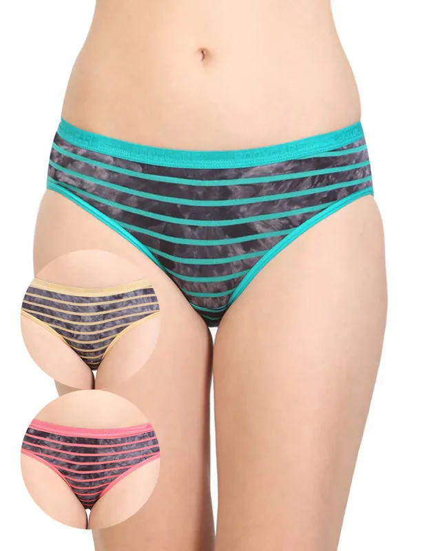 Bodycare 100% Cotton Printed Premium Bikini Brief-8017