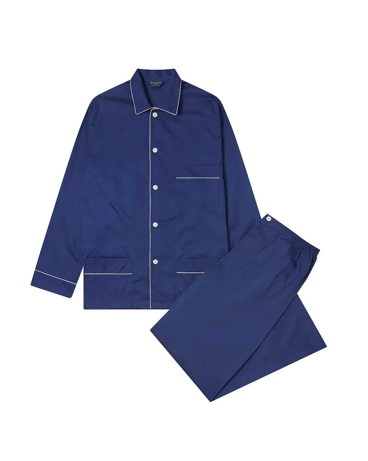 Bonsoir London Classic Navy Pajamas