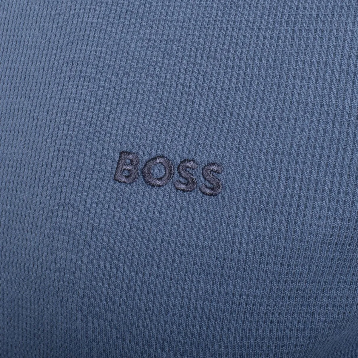 BOSS - WAFFLE T-SHIRT Medium Blue Loungewear T-Shirt 50535891 425
