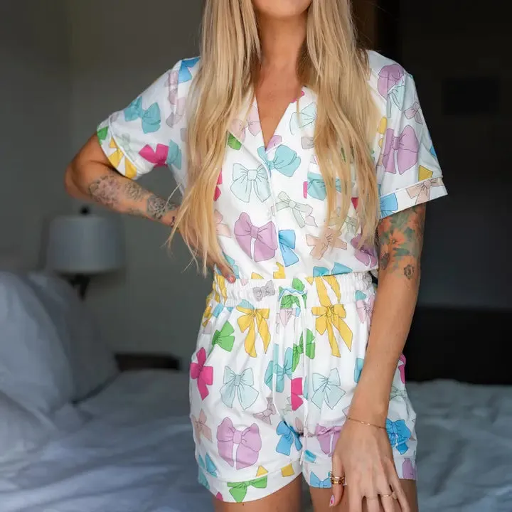 Bow Pajama Set