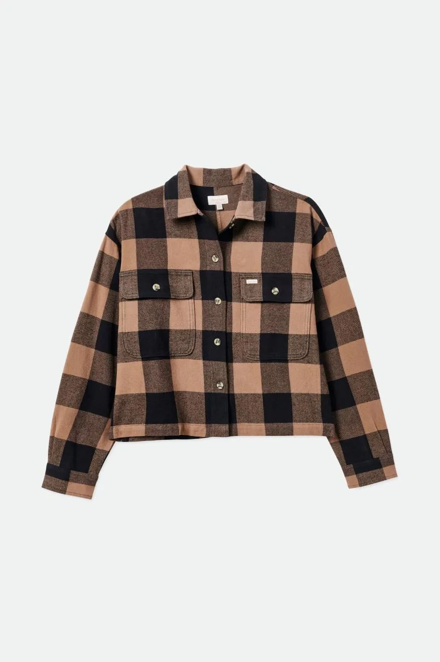 Bowery Women's L/S Flannel - Twig/Black