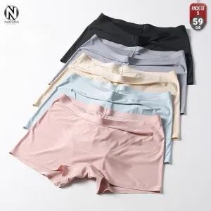 Boxer Briefs Safety Pants Women Ice Silk Seamless