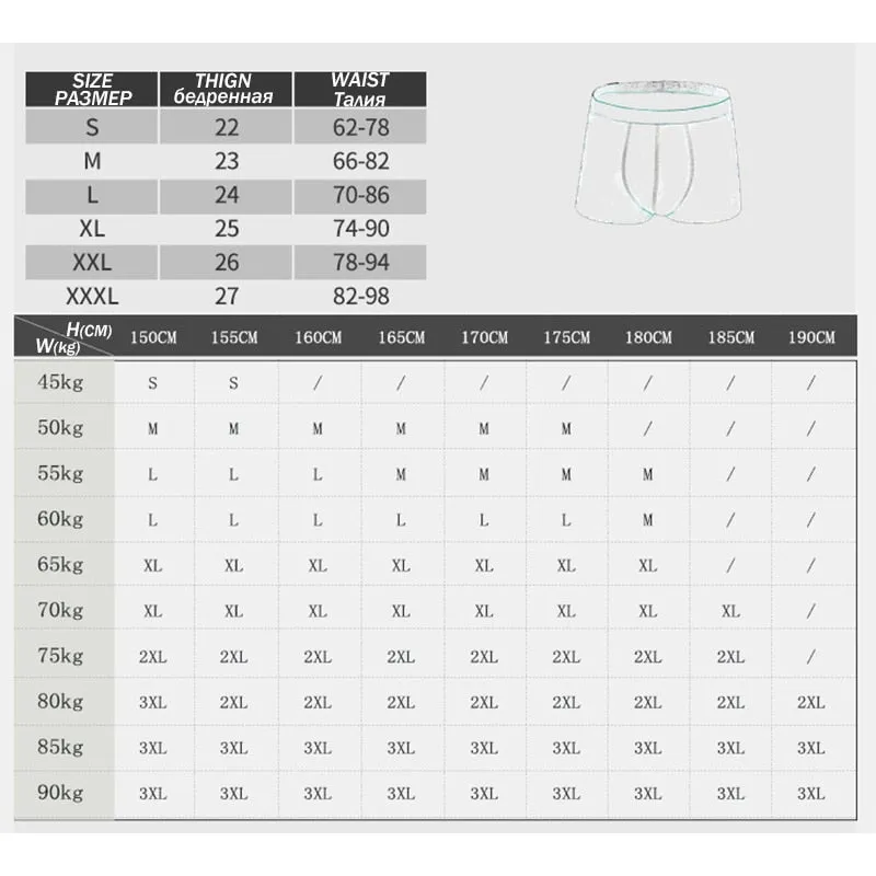 boxer mens underwear men cotton underpants male pure men panties