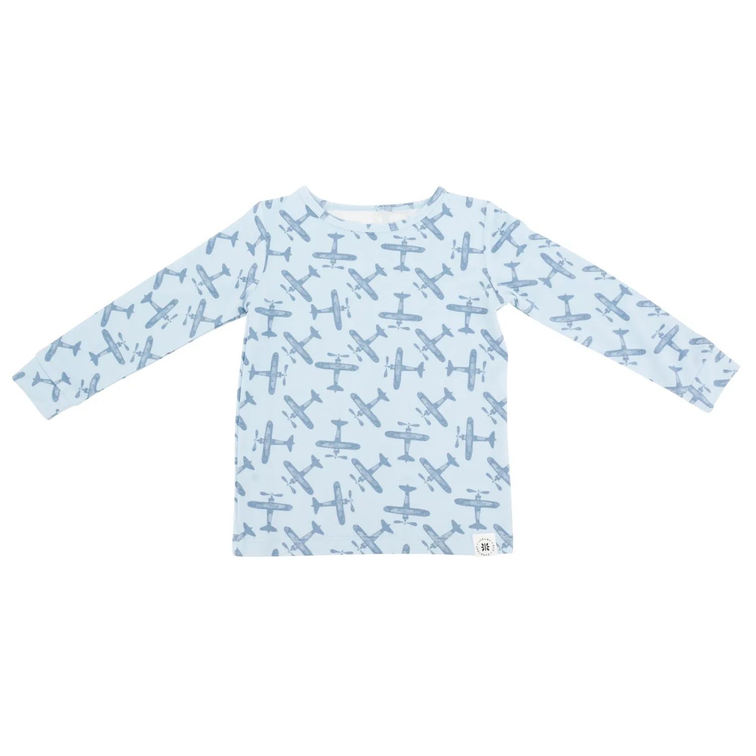 Boys Blue Airplanes Bamboo Pajama
