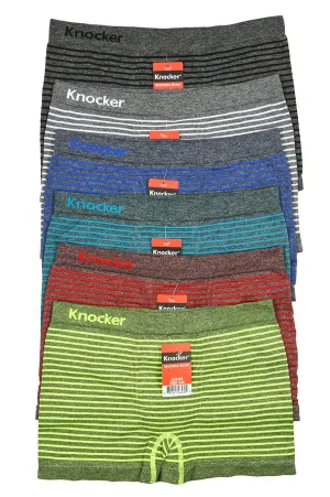 Boy's Junior Pack of 6 Seamless Nylon Boxer Briefs Sets