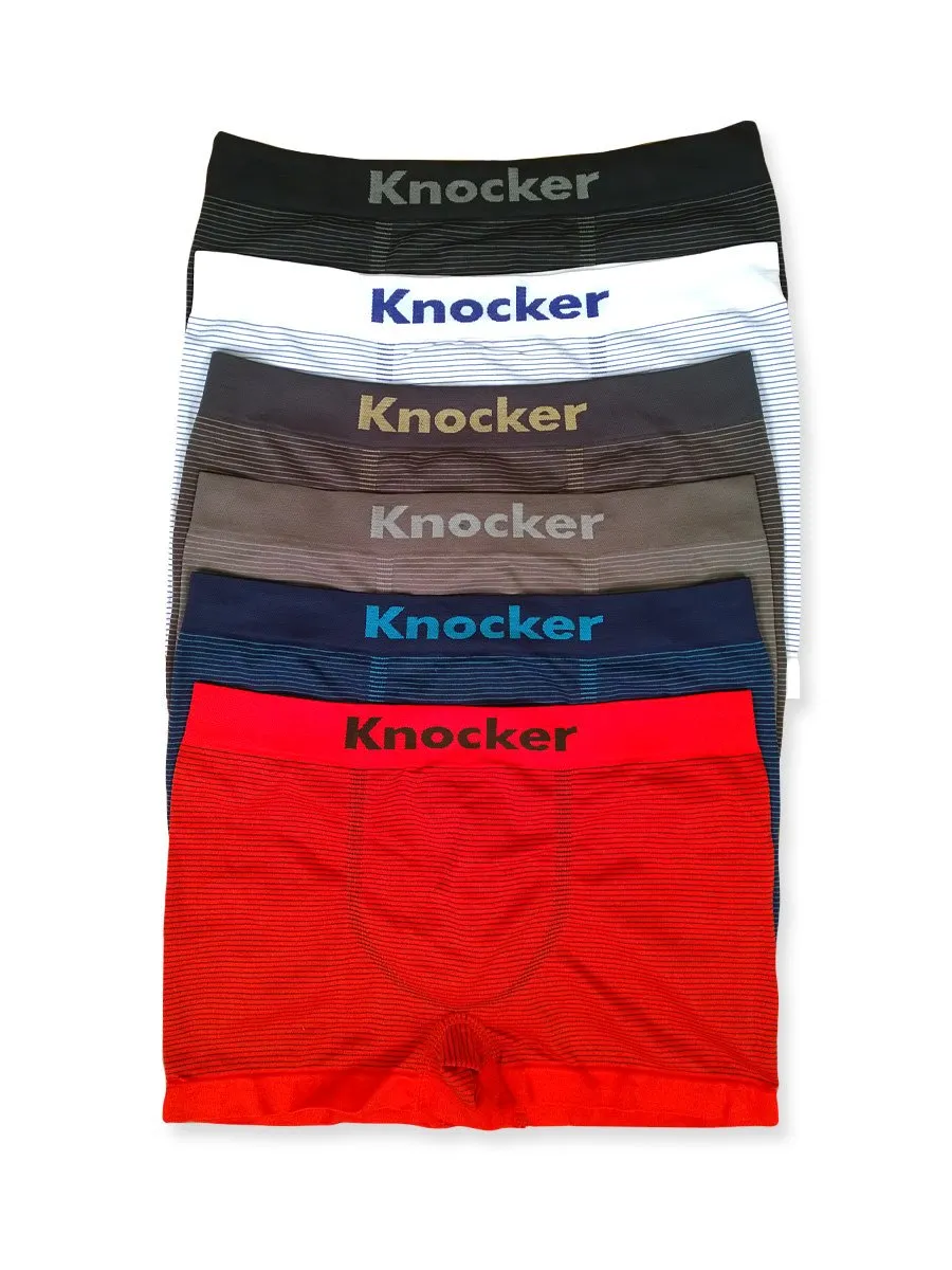 Boy's Junior Pack of 6 Seamless Nylon Boxer Briefs Sets