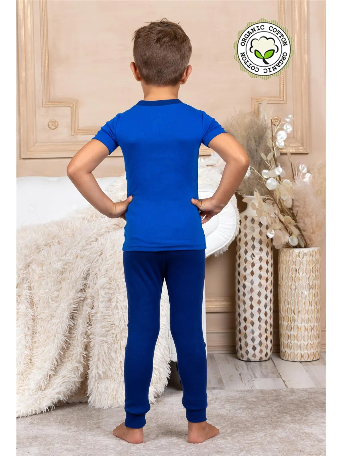 Boys  Shark Surfers Beware Organic Cotton 2 Piece Pajama Pants Set