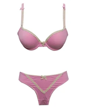 Bridal Baby Pink K13003 Double Padded Bra Panty Set - By Kailanni