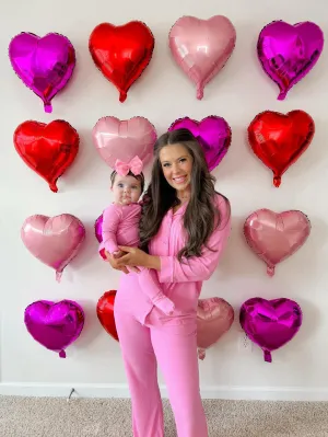 BUBBLEGUM RIB WOMEN'S RELAXED FLARE DREAM SET