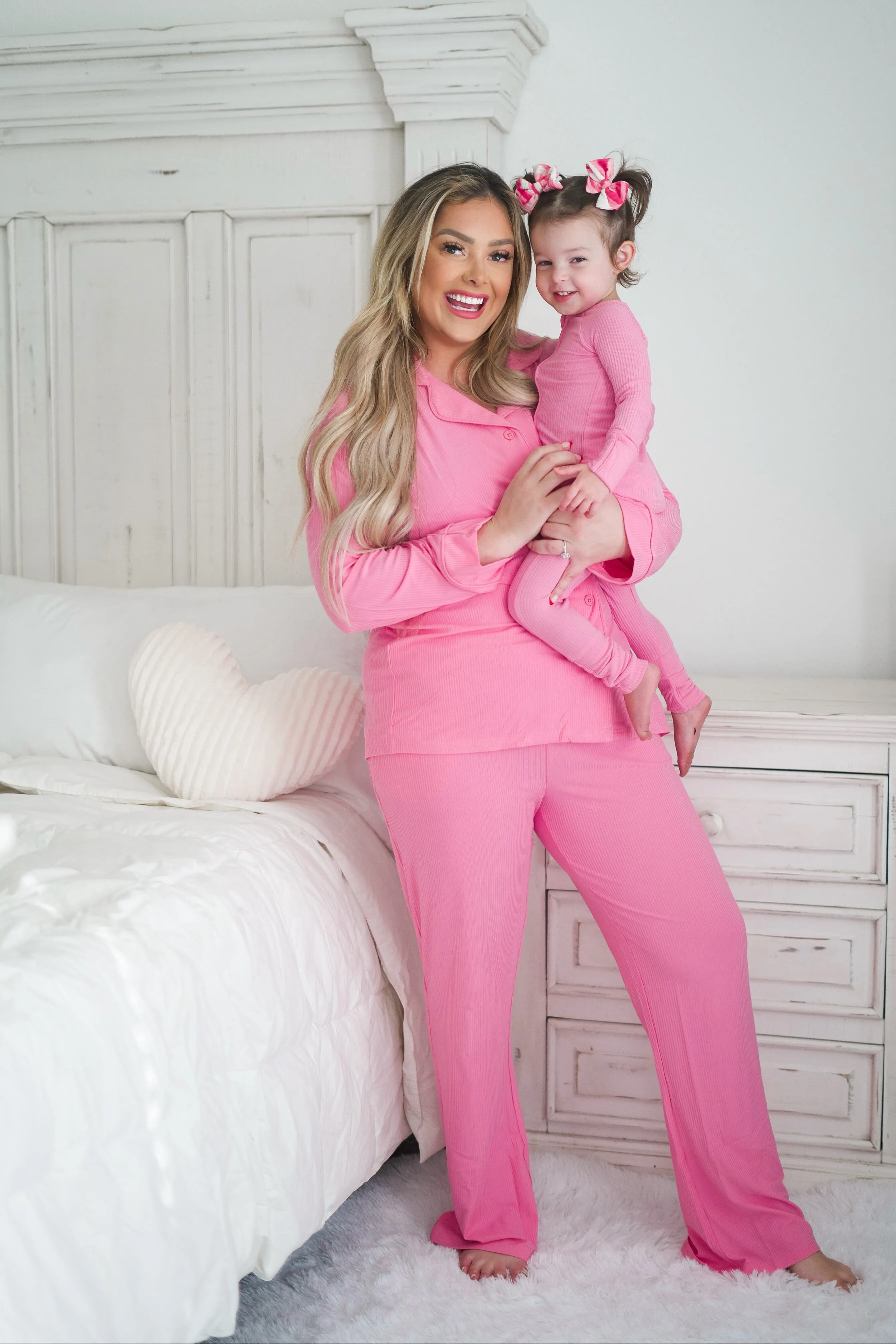 BUBBLEGUM RIB WOMEN'S RELAXED FLARE DREAM SET