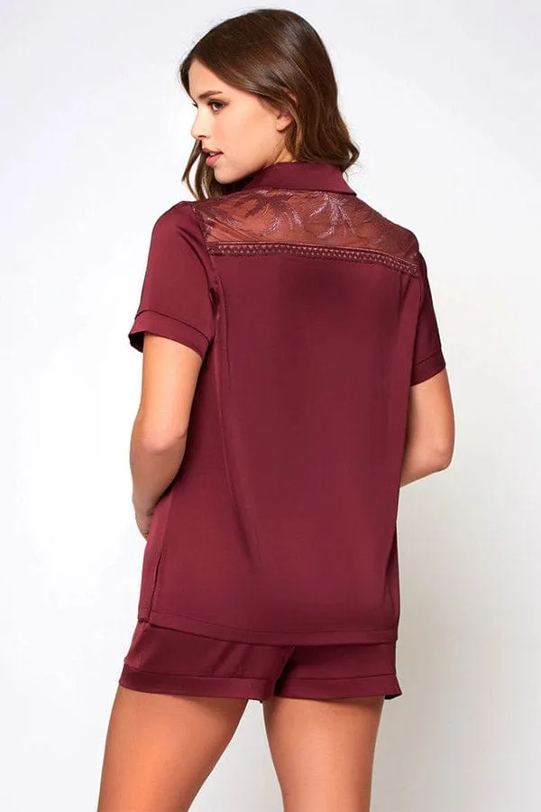 Burgundy Forest Pajamas- Burgundy