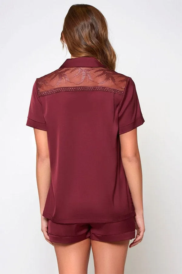 Burgundy Forest Pajamas- Burgundy