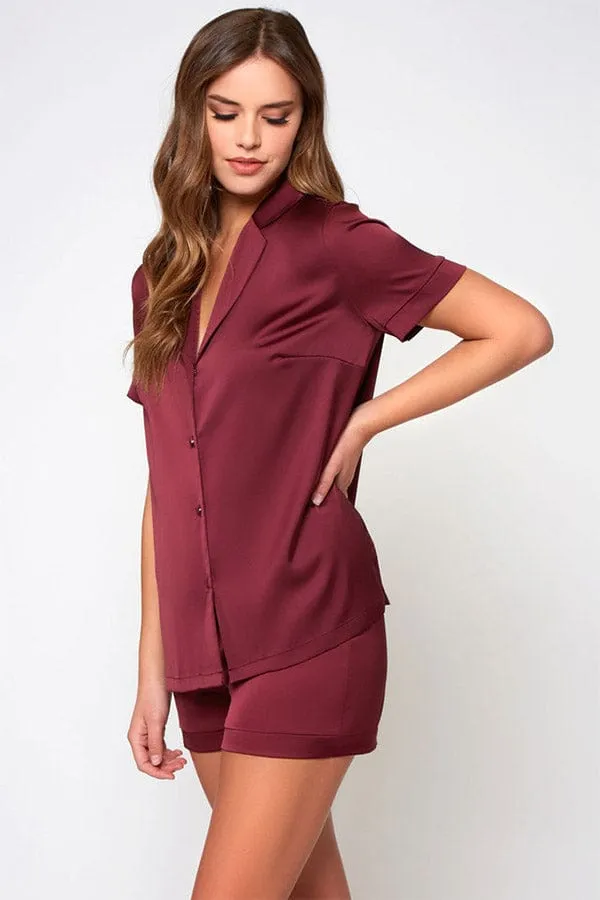 Burgundy Forest Pajamas- Burgundy