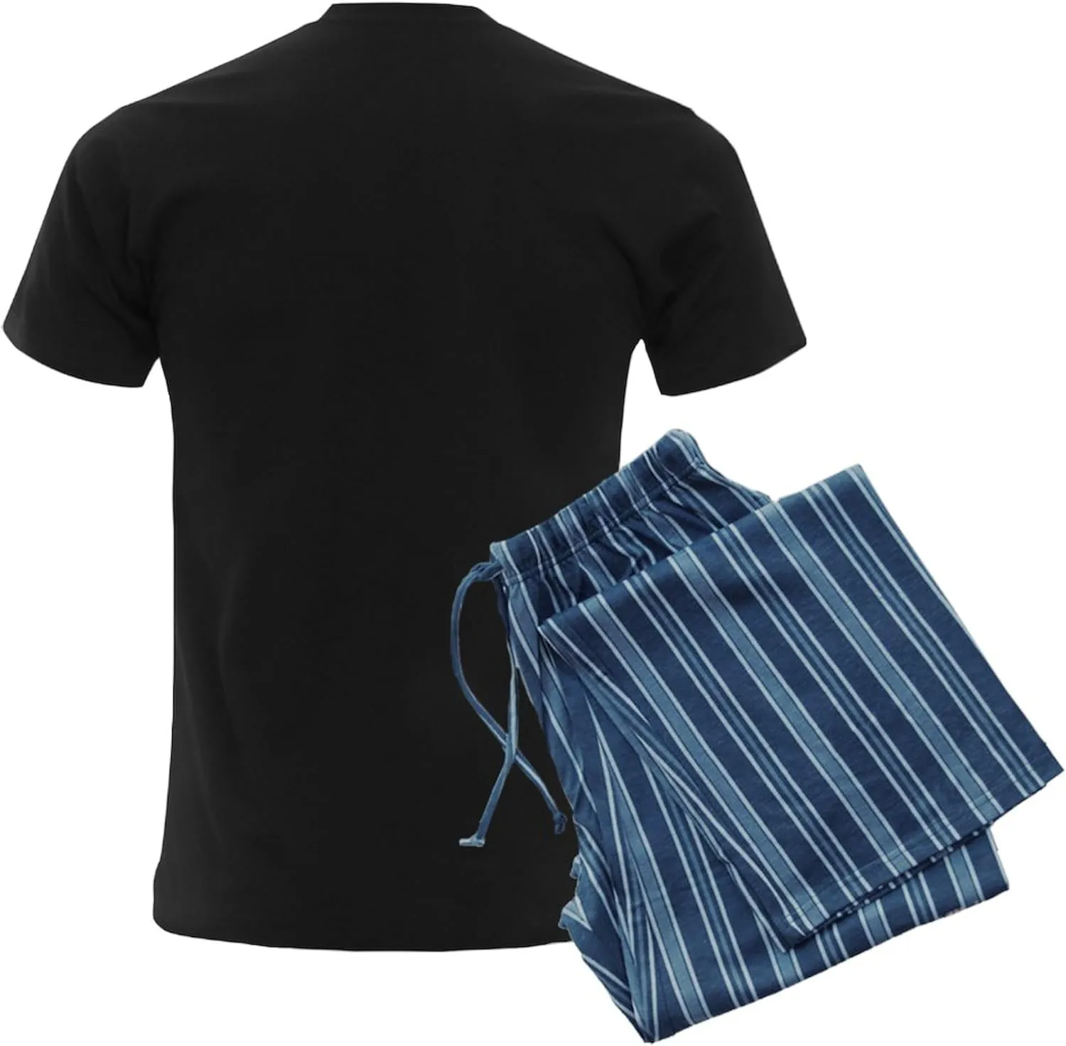 CafePress Short Attention Span Men's Dark Pajamas Novelty Men's Pajama Set, Comfortable PJ Sleepwear