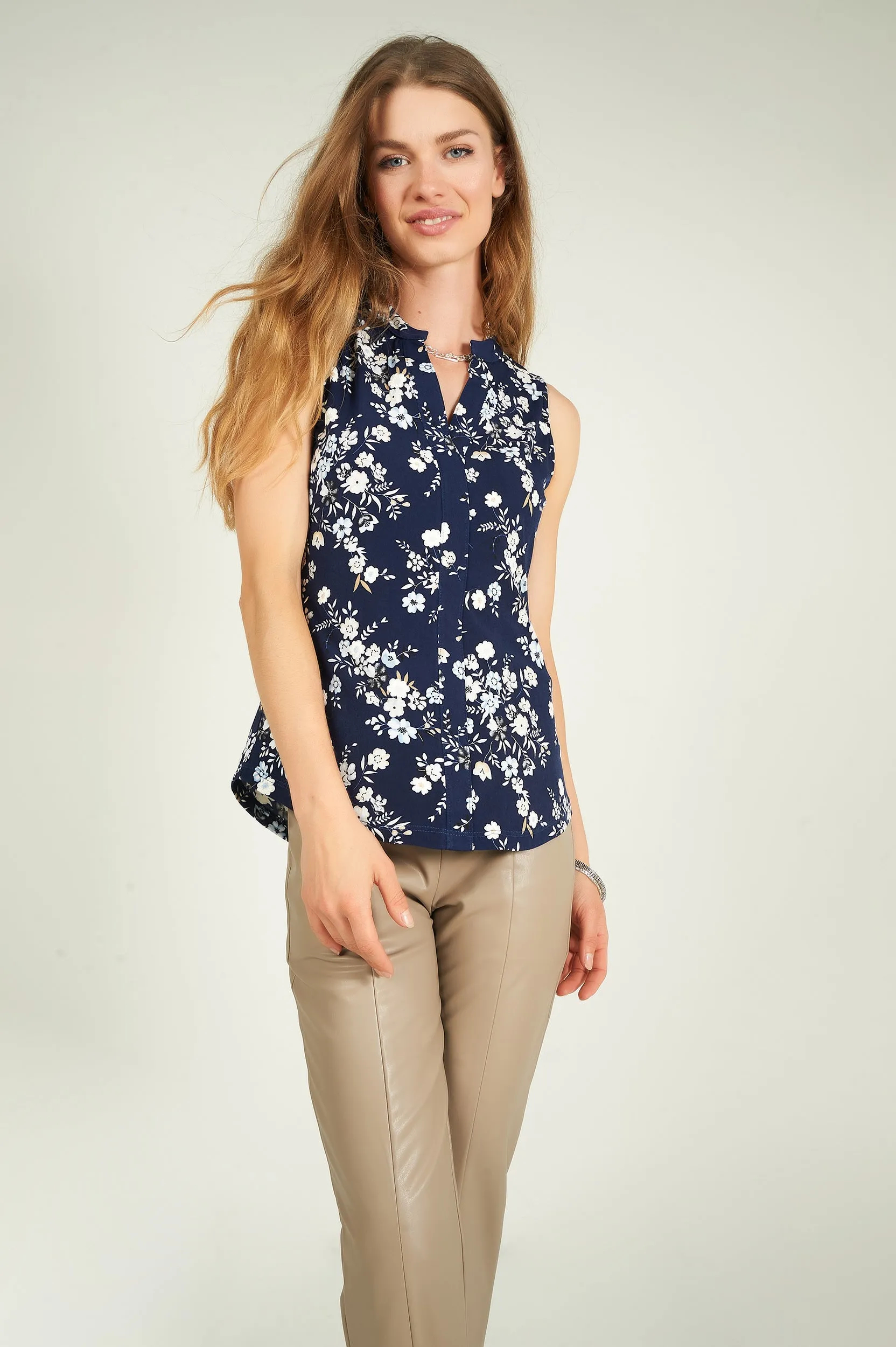 Camisole fleurie - AYRA-BB - (R-A10)