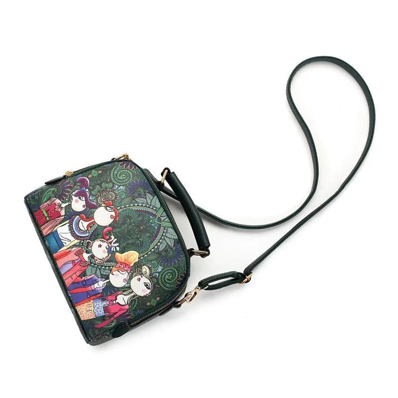 Cartoon Print Handbag