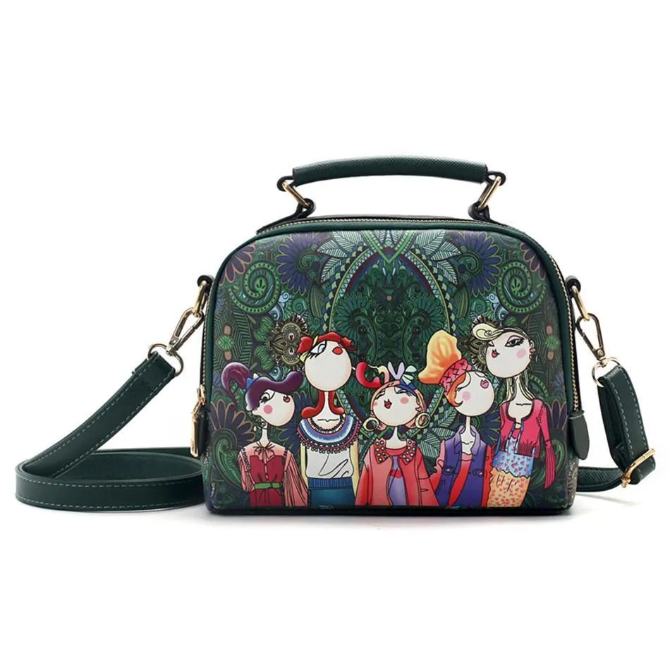 Cartoon Print Handbag