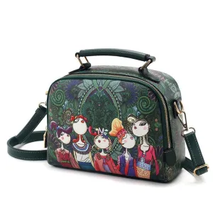 Cartoon Print Handbag