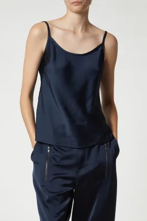 Charmeuse Camisole in Navy