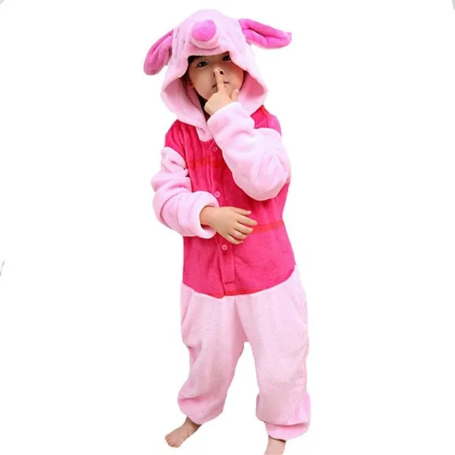 Children Winter character Rompers