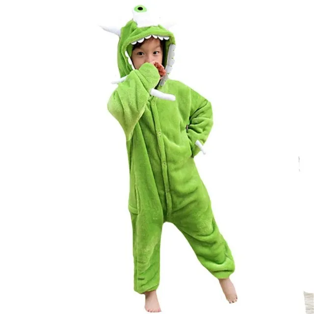 Children Winter character Rompers