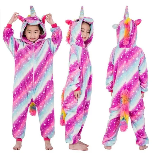 Children Winter character Rompers