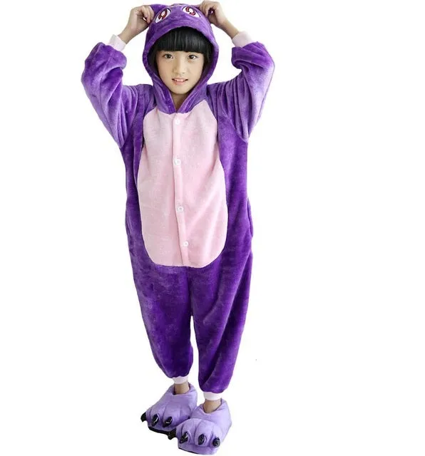 Children Winter character Rompers