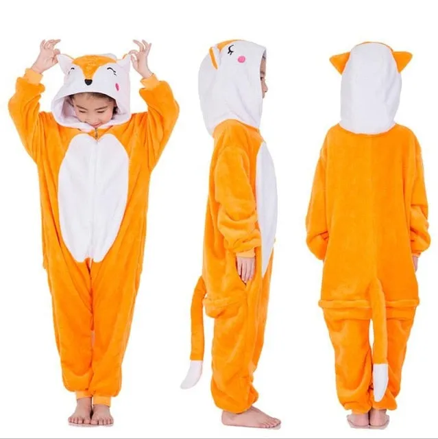 Children Winter character Rompers