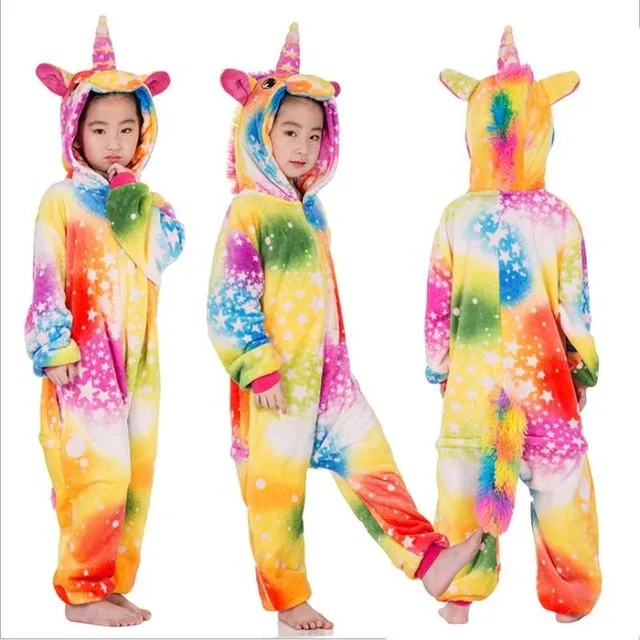 Children Winter character Rompers
