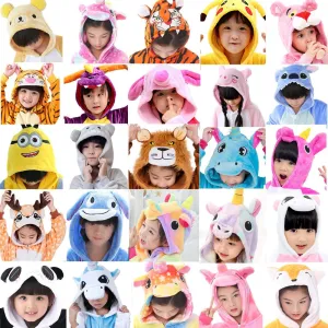 Children Winter character Rompers
