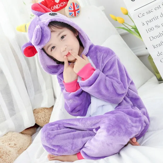 Children Winter character Rompers