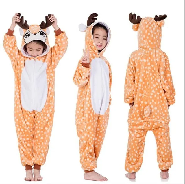 Children Winter character Rompers