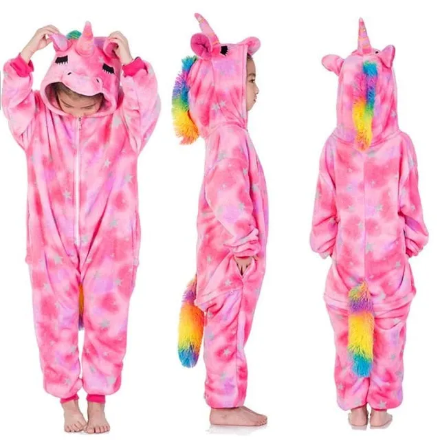 Children Winter character Rompers