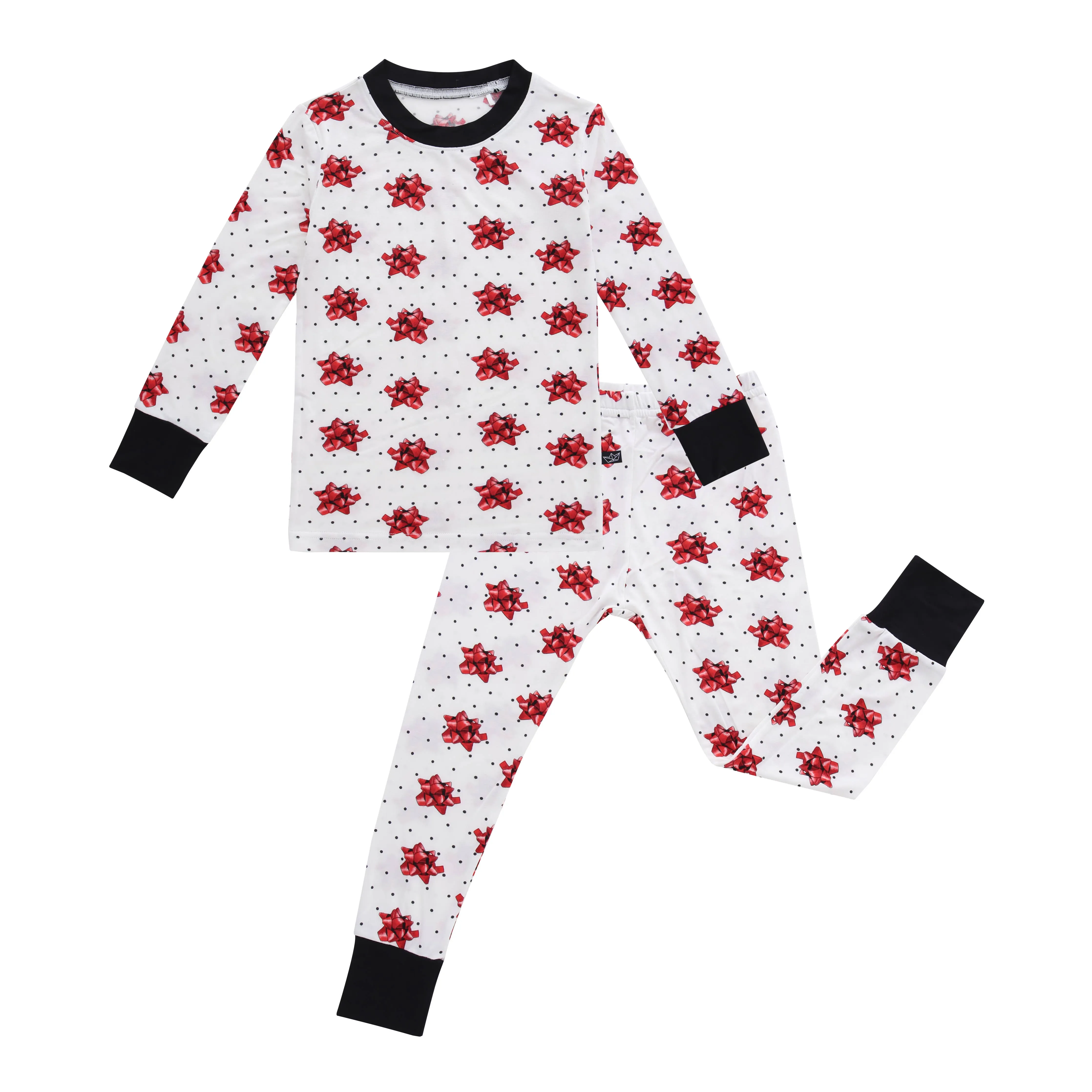 Christmas Bows 2 Piece Bamboo Pajamas