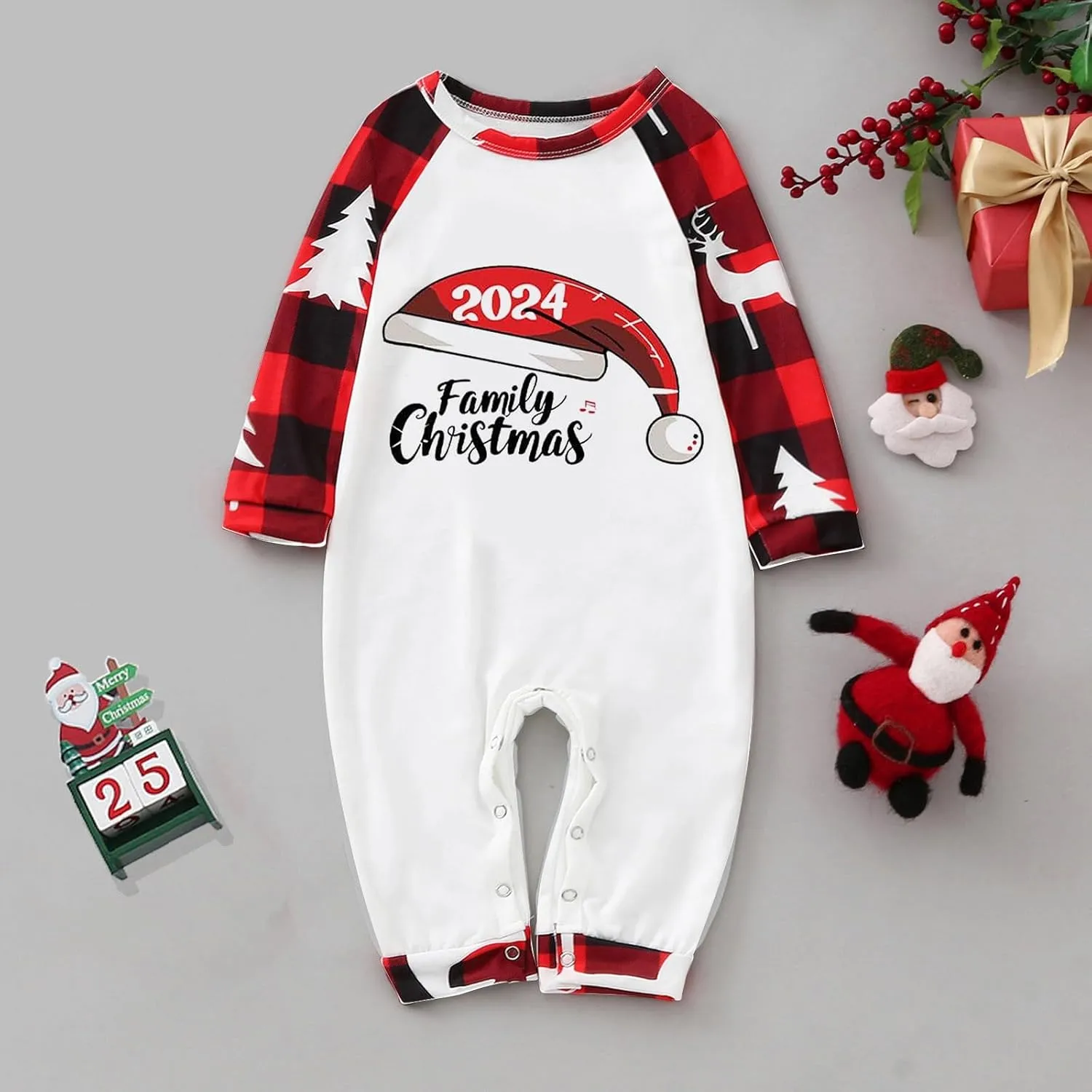 Christmas Pajamas for Family Holiday Christmas Pjs for Family Christmas Pajamas Matching Sets for Couples Sleepwear