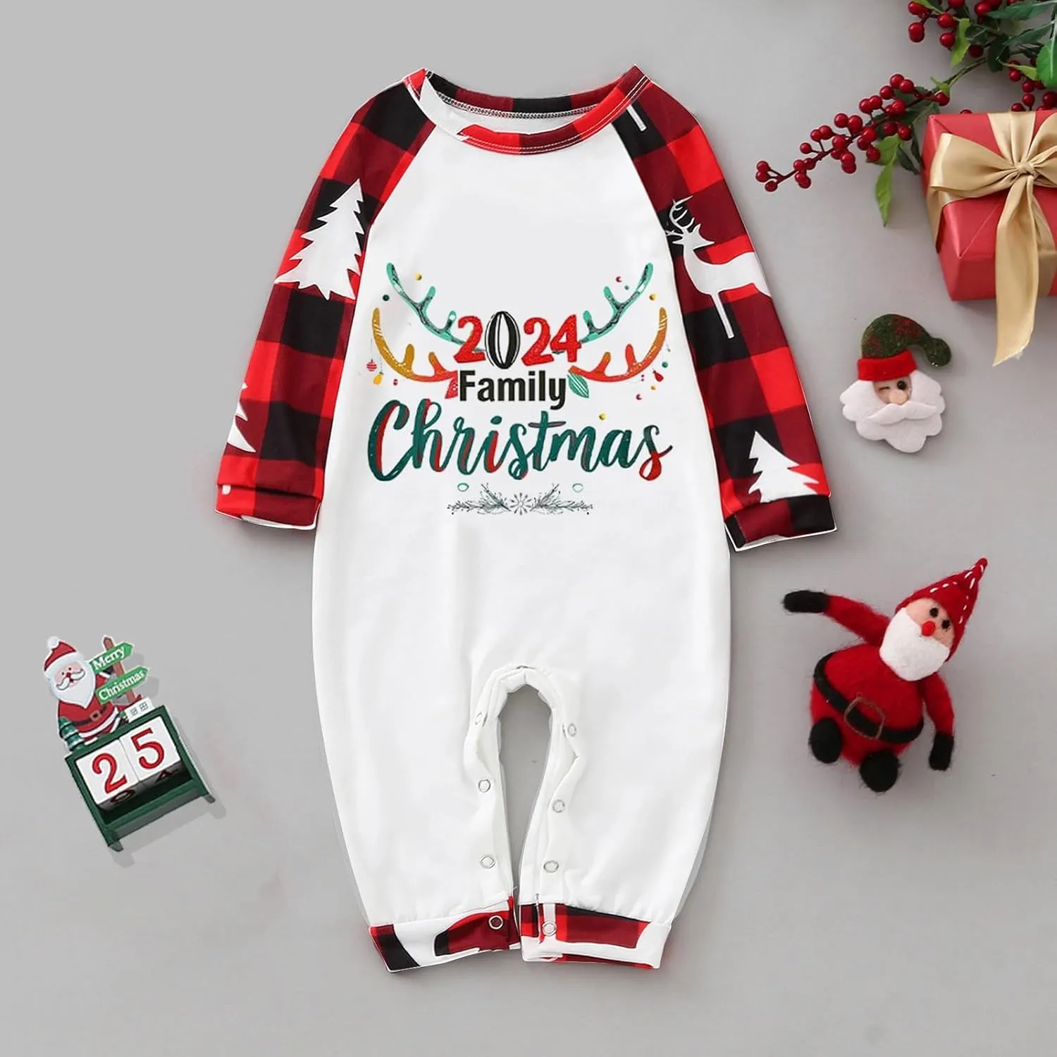 Christmas Pajamas for Family Holiday Christmas Pjs for Family Christmas Pajamas Matching Sets for Couples Sleepwear