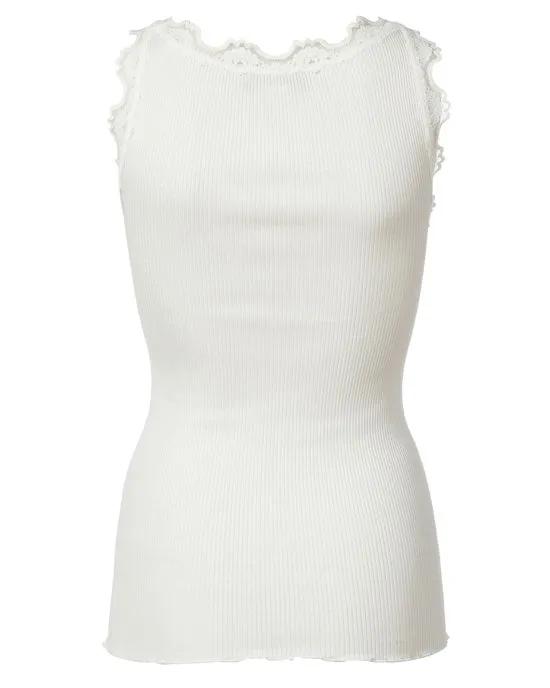 Classic Silk Top New white