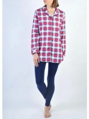Claudel Flannel Plaid Pajamas