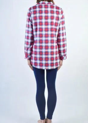 Claudel Flannel Plaid Pajamas