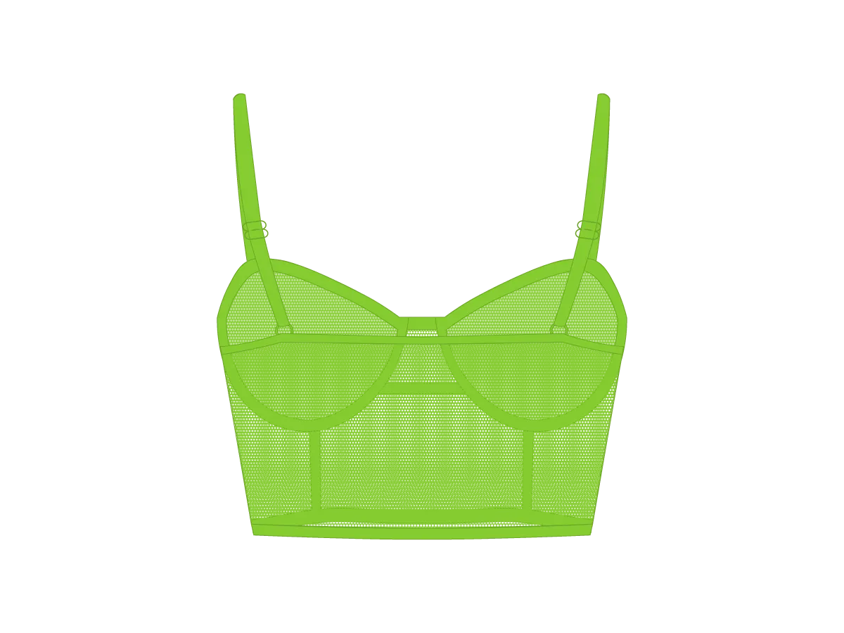 Clover Mesh Camisole Top