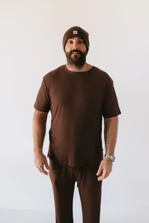 Coffee Bean | Men's Bamboo Short Sleeve Pajamas