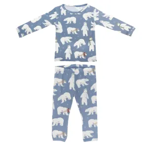 Copper Pearl Long Sleeve Pajama Set / Polar***
