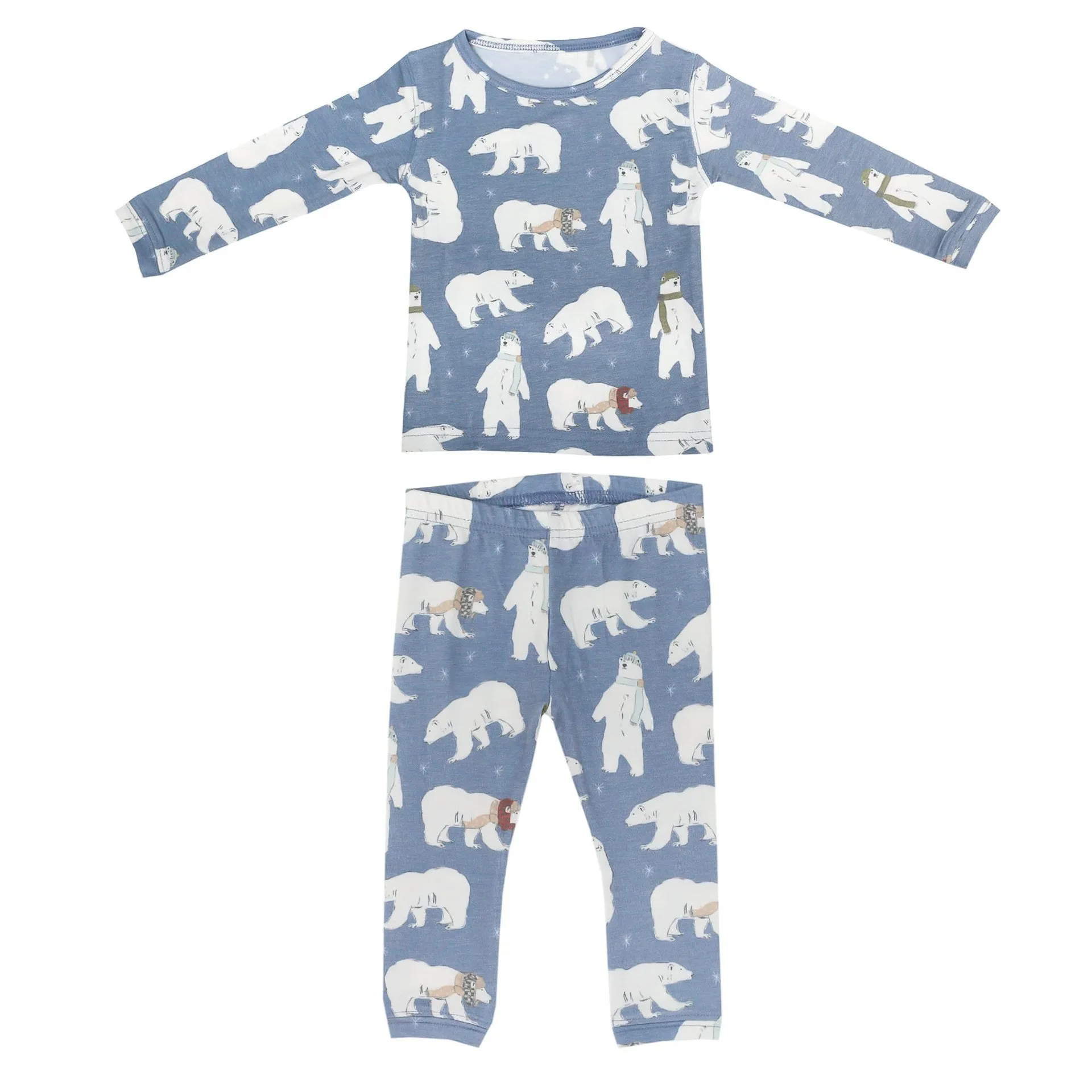 Copper Pearl Long Sleeve Pajama Set / Polar***