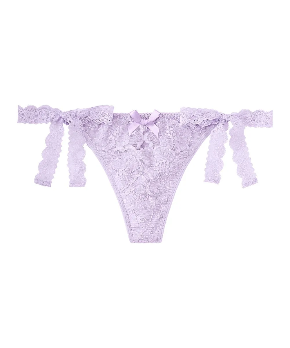 Corinne Side Tie Thong Panty