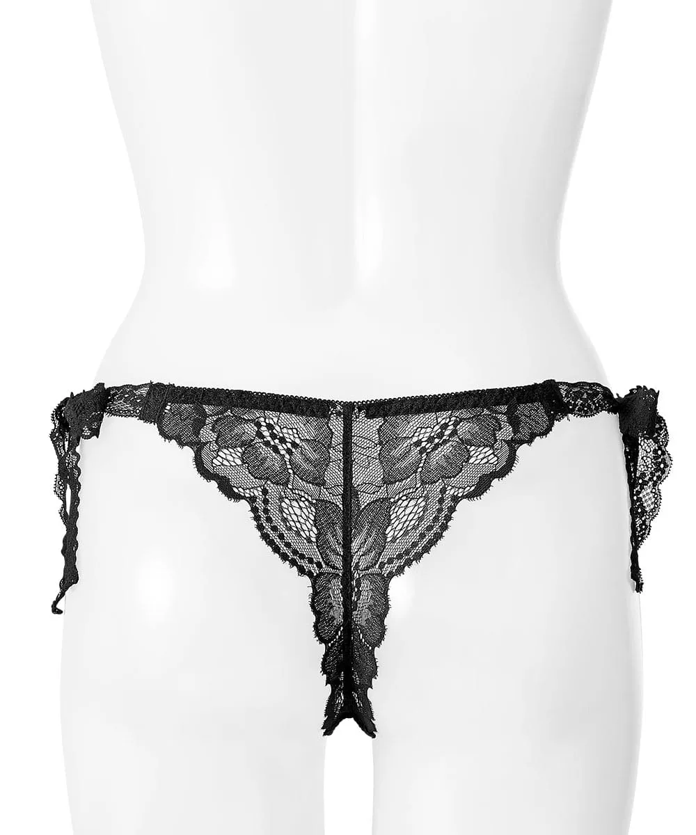 Corinne Side Tie Thong Panty