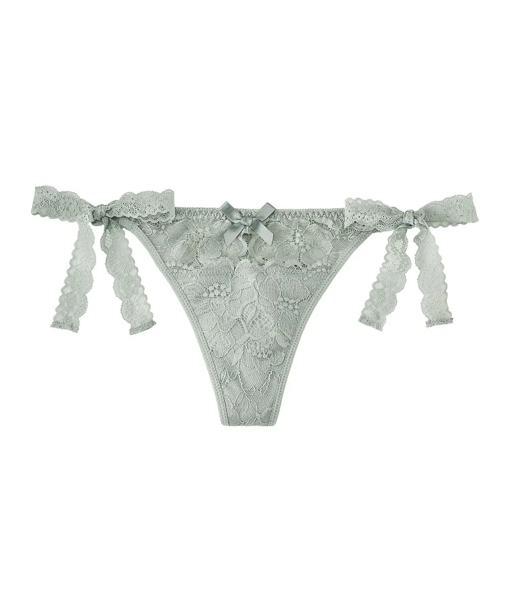 Corinne Side Tie Thong Panty