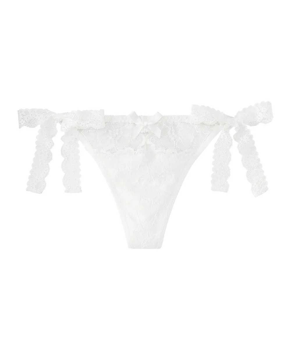 Corinne Side Tie Thong Panty