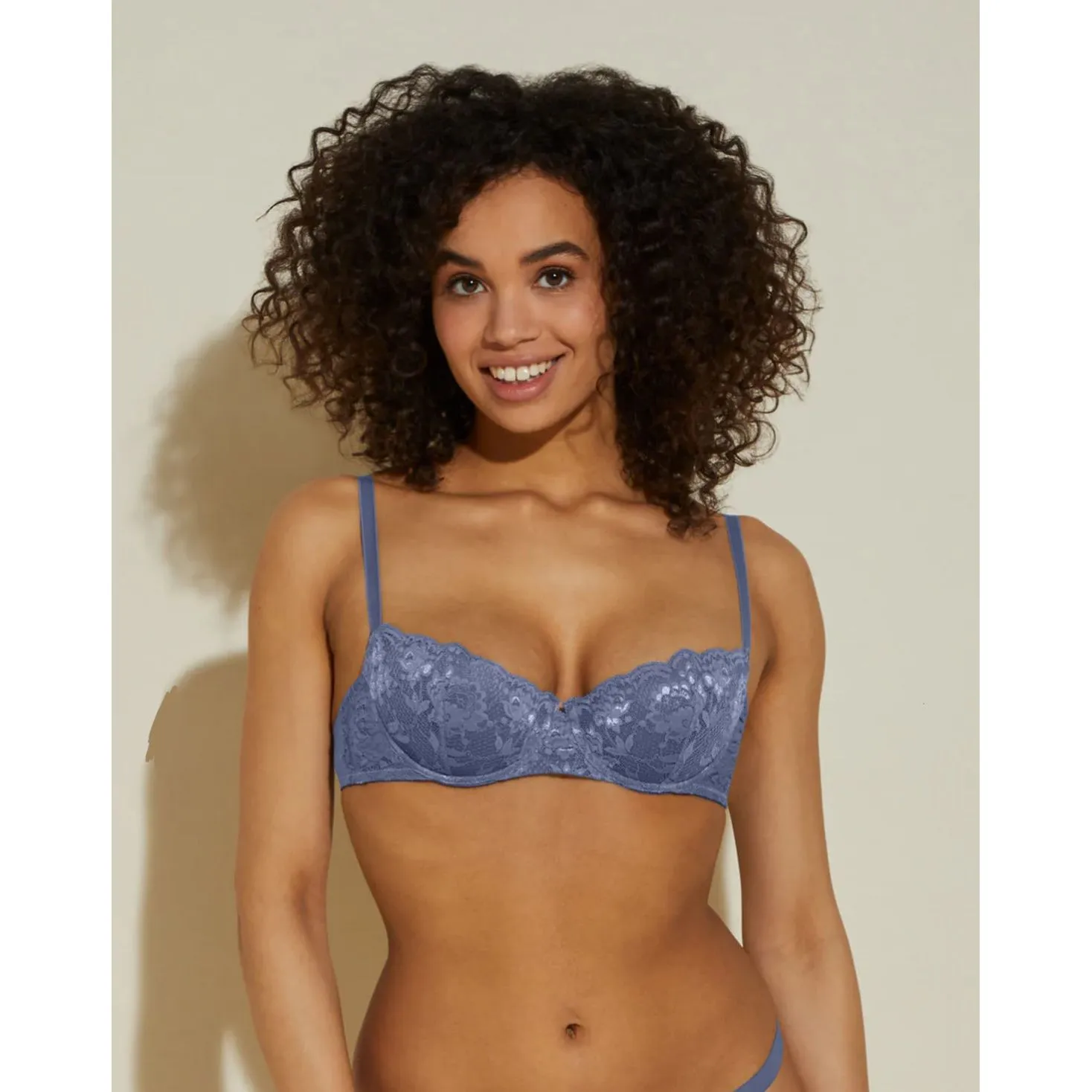 Cosabella Never Say Never Pushie Push-up bra in Luzerne Blue